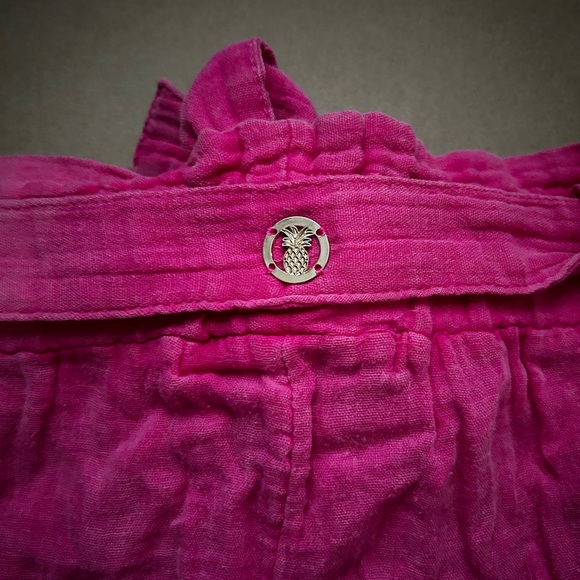 ‼️ 2 FOR $10 ‼️ Simply Southern Linen mint and pink shorts - Picture 11 of 12